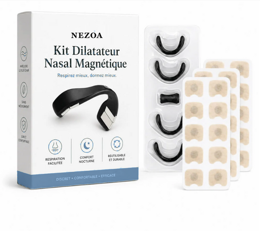 Packaging NEZOA — Kit dilatateur nasal magnétique complet